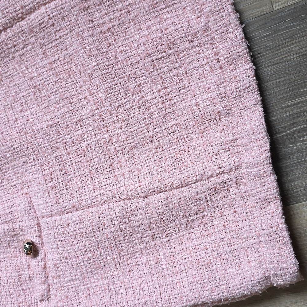 Guess Pink Tweed Skirt - Picture 5 of 16